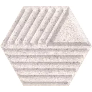 Paradyż PALOMERA GRYS HEKSAGON STRUKTURA C SCIANA 19,8X17,1 G1