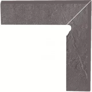 Paradyż TAURUS GRYS COKOL 2 EL.-PRAWY 8,1X30 G1
