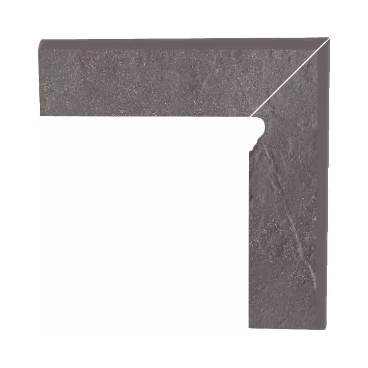 Paradyż TAURUS GRYS COKOL 2 EL.-PRAWY 8,1X30 G1