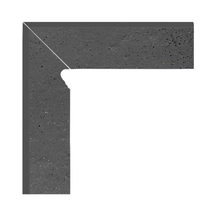 Paradyż SEMIR GRAFIT COKOL 2 EL.-LEWY 8,1X30 G1