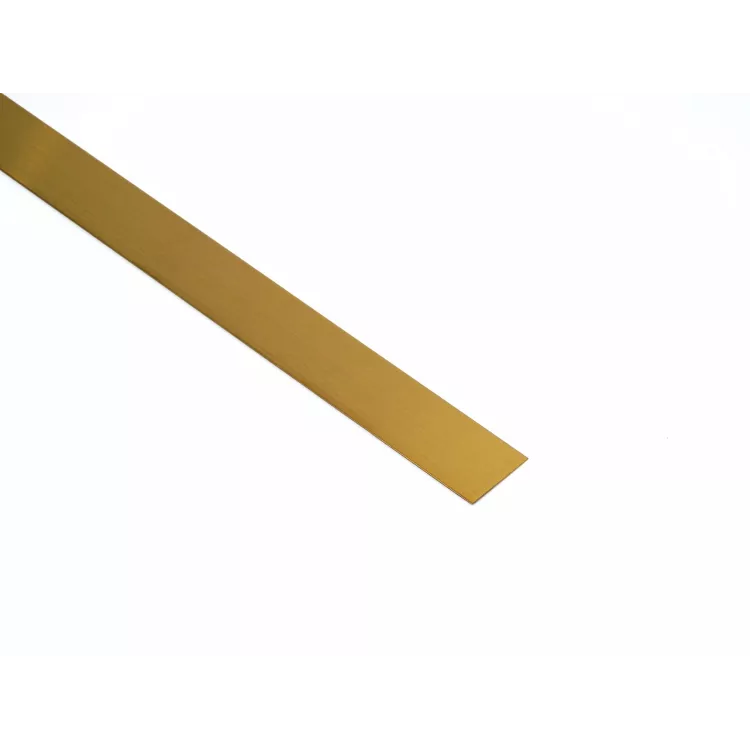 Płaskownik ze stali nierdzew. 0,6/2,0/270 IGB20 brushed gold