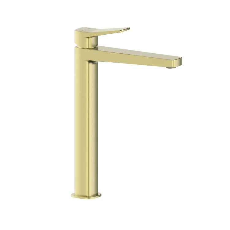 KFA Armatura MALAGA BRUSHED LIGHT GOLD bateria umywalkowa nablatowa 4522-712-31