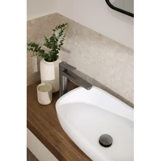 KFA Armatura MALAGA GUN METAL GREY bateria umywalkowa nablatowa 4522-712-61