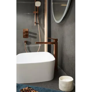 KFA Armatura MALAGA ROSE GOLD bateria umywalkowa nablatowa 4522-712-34