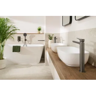 KFA Armatura MALAGA GUN METAL GREY bateria umywalkowa 4522-815-61