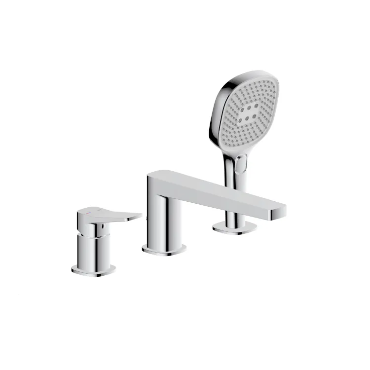 KFA Armatura MALAGA CHROM bateria wannowa 3-otworowa 4525-210-00