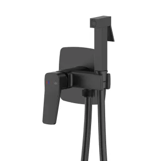 KFA Armatura MALAGA BLACK bateria bidetowa podtynkowa...