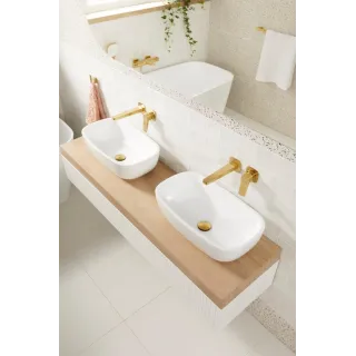 KFA Armatura MALAGA BRUSHED LIGHT GOLD bateria umywalkowa podtynkowa 4529-810-31