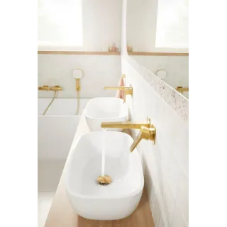 KFA Armatura MALAGA BRUSHED LIGHT GOLD bateria umywalkowa podtynkowa 4529-810-31