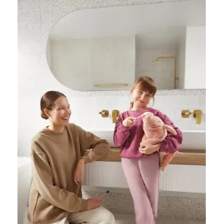 KFA Armatura MALAGA BRUSHED LIGHT GOLD bateria umywalkowa podtynkowa 4529-810-31