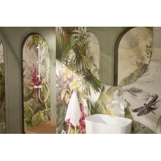 KFA Armatura MALAGA WHITE bateria umywalkowa podtynkowa 4529-810-44