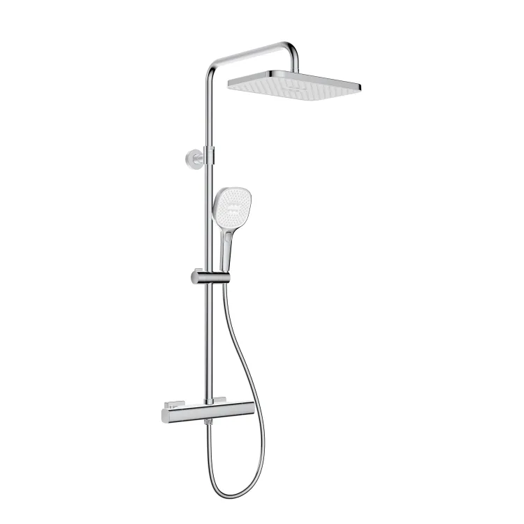 KFA Armatura MALAGA CHROM deszczownia z baterią termostatyczną 5756-910-00