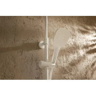 KFA Armatura MALAGA WHITE deszczownia z baterią termostatyczną 5756-910-44