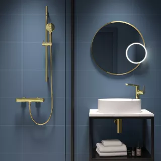 Deante Arnika Bateria prysznicowa Złota