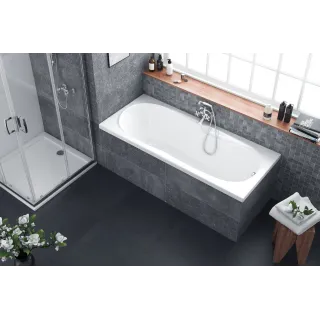 Excellent Sekwana wanna prostokątna 160x70 cm biały połysk WAEX.SEK16WH