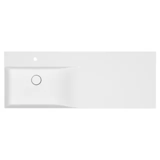 Meissen Keramik Kontra Umywalka z konsolą podwieszana Biała