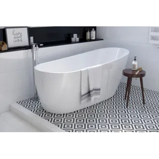 Excellent Comfort wanna owalna 175x75 cm wolnostojąca, biały połysk WAEX.CMP2.17WH