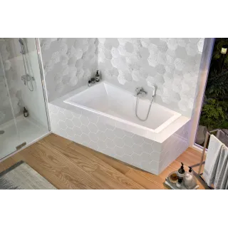 Excellent M-Sfera Slim wanna narożna 160x95 cm prawa, bialy połysk WAEX.MSP16WHS