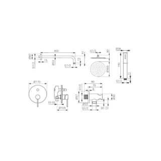 Brecoro Frame Umywalka 60x46 cm Biała FRU001