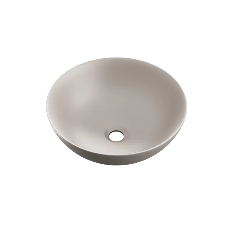 Actima Luqa umywalka nablatowa 40 cm okrągła, cappucino mat CEAC.6401.400.CAM