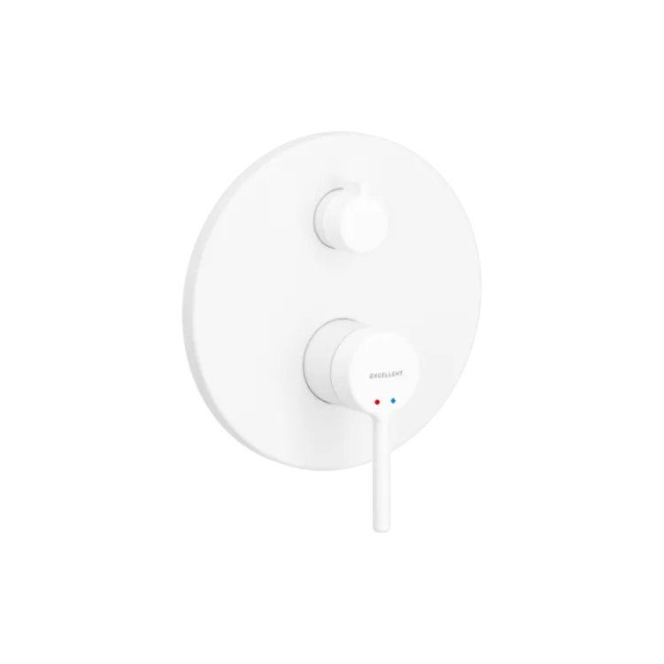 Excellent PI bateria prysznicowo-wannowa podtynkowa 2 funkcyjna, biały mat AREX.1245WH Excellent PI bateria prysznicowo-wannowa podtynkowa 2 funkcyjna, biały mat AREX.1245WH