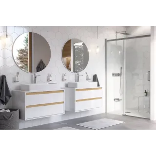 Excellent Virro lustro łazienkowe 60 cm okrągłe, biały mat DOEX.VI060.WH