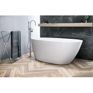 Excellent Olia 2.0 wanna owalna 160x75 cm wolnostojąca, biały połysk WAEX.OLI2.16WH