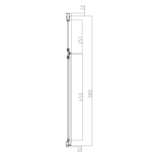 Omnires MANHATTAN drzwi prysznicowe uchylne, 100 cm, chrom połysk, szkło transparentne ADP10XLUX-TCRTR