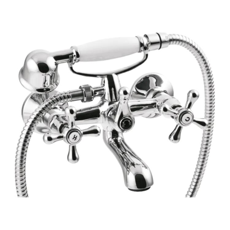 Invena Bateria wannowa z zestawem natryskowym Roma BW-21-00S-L Invena Bateria wannowa z zestawem natryskowym Roma BW-21-00S-L