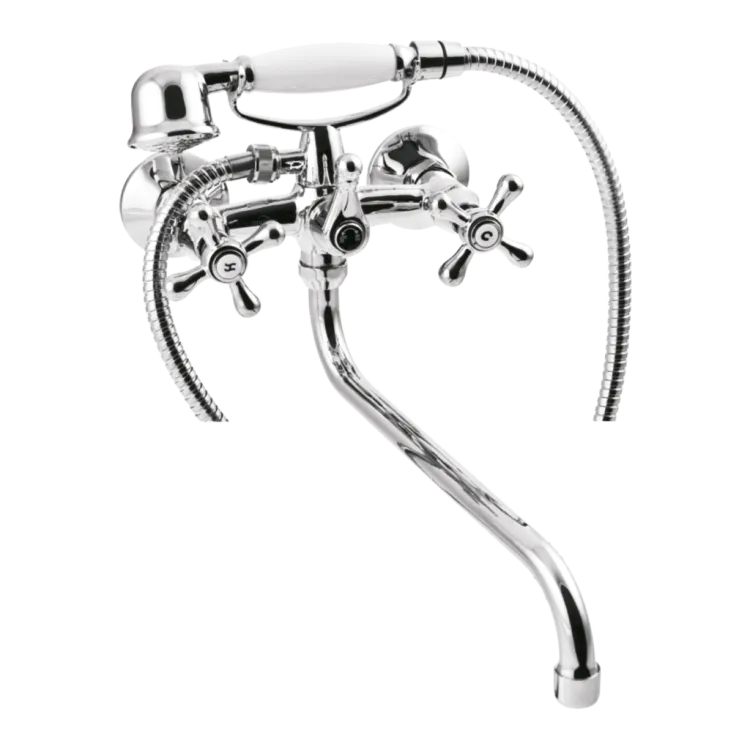 Invena Bateria wannowa z zestawem natryskowym Roma BW-24-00S-L