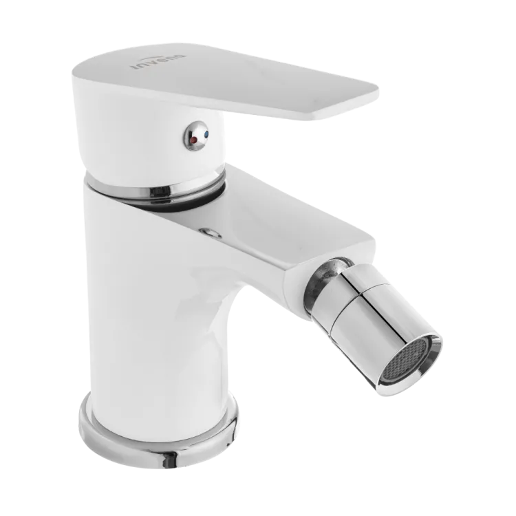 Invena Bateria bidetowa Dokos biały/chrom BB-19-002-V