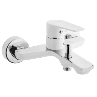 Invena Bateria wannowa Dokos biały/chrom BW-19-002-V