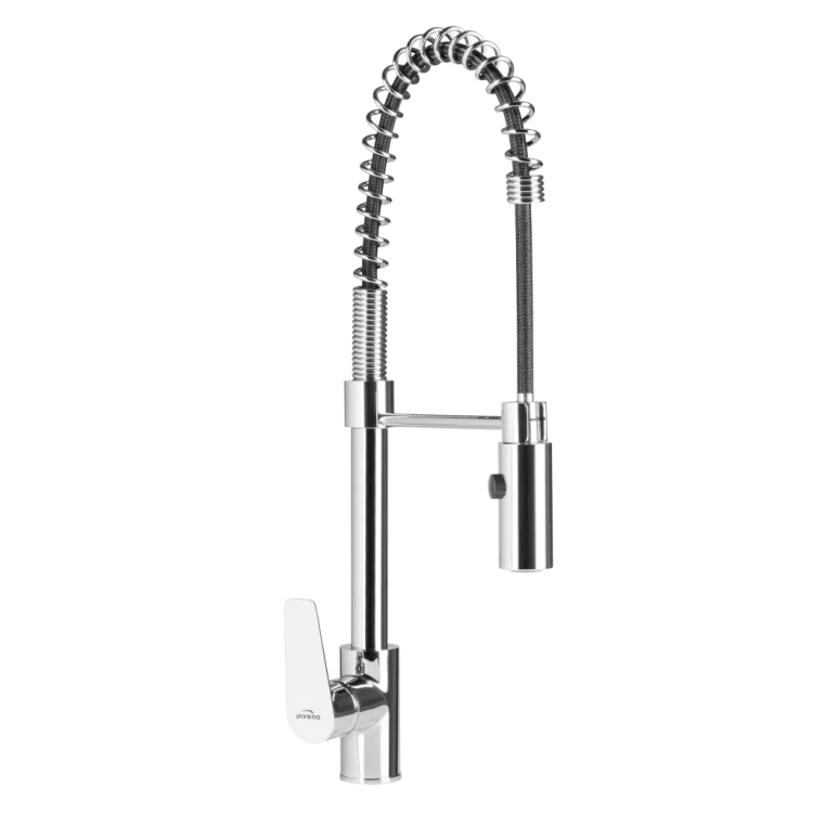 Invena Bateria zlewozmywakowa Dokos chrom BZ-19-S01-V Invena Bateria zlewozmywakowa Dokos chrom BZ-19-S01-V