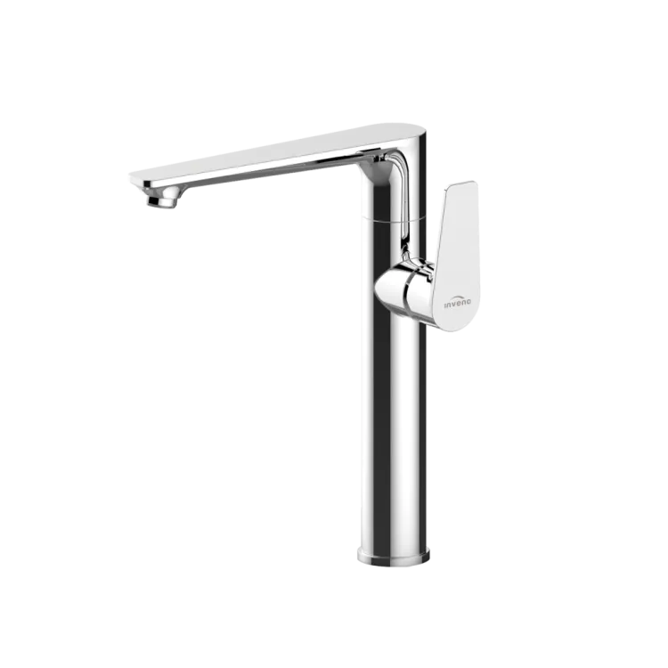 Invena Wysoka bateria umywalkowa Dokos BU-19-WB1-V