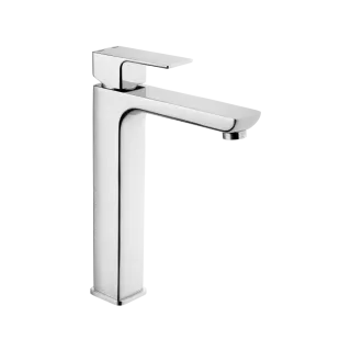 Invena Wysoka bateria umywalkowa Nyks chrom BU-28-W01-S