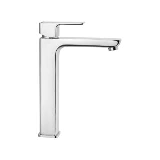 Invena Wysoka bateria umywalkowa Nyks chrom BU-28-W01-S