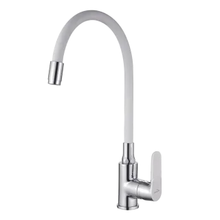 Invena Bateria zlewozmywakowa Joga biała BZ-32-L02-C