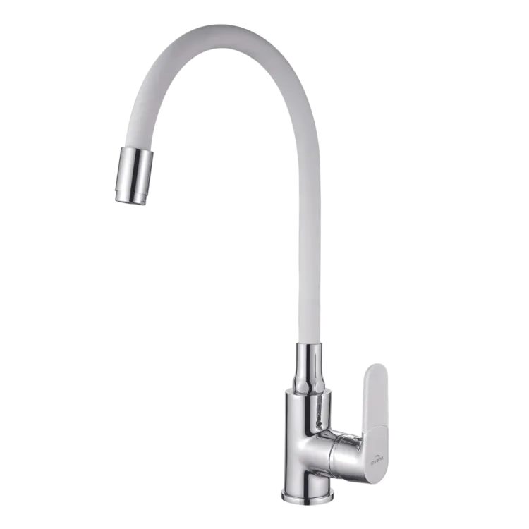 Invena Bateria zlewozmywakowa Joga biała BZ-32-L02-C