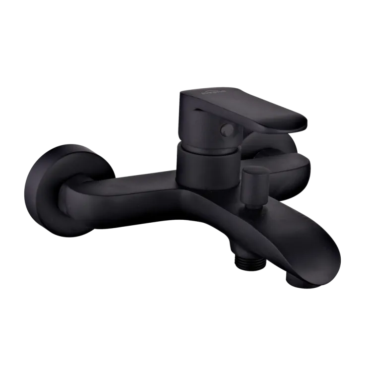 Invena Bateria wannowa Siros czarna BW-90-004-A