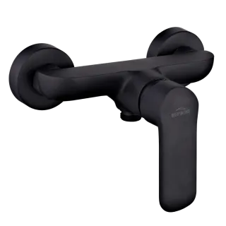 Invena Bateria natryskowa Siros czarna BN-90-004-A