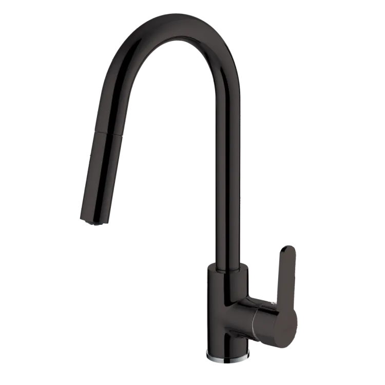 Invena Bateria zlewozmywakowa Elia czarny BZ-89-W04-C