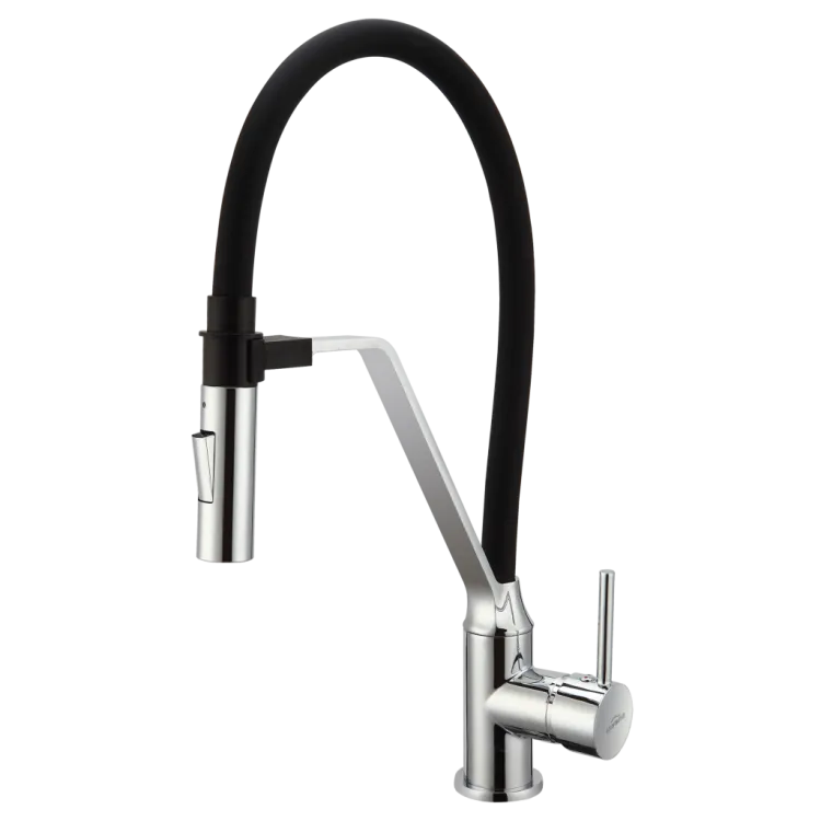 Invena Bateria zlewozmywakowa Terra czarna BZ-54-L04-D