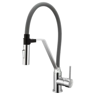 Invena Bateria zlewozmywakowa Terra szara BZ-54-L05-D