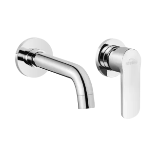 Invena Podtynkowa bateria umywalkowa Siros chrom BP-90-U01-A