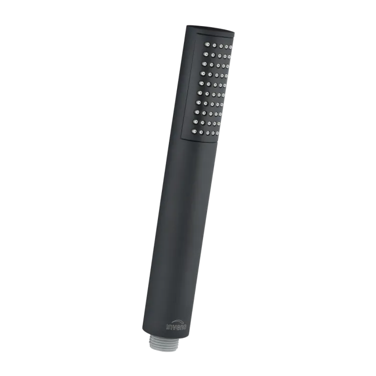 Invena Słuchawka natryskowa Siros czarna AS-80-004-M