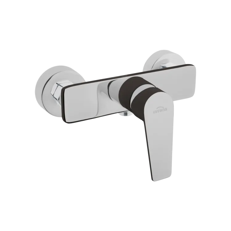 Invena Bateria natryskowa Dokos czarny/chrom BN-19-004-V Invena Bateria natryskowa Dokos czarny/chrom BN-19-004-V