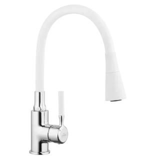 Invena Bateria zlewozmywakowa Pogo biała BZ-80-L02-L
