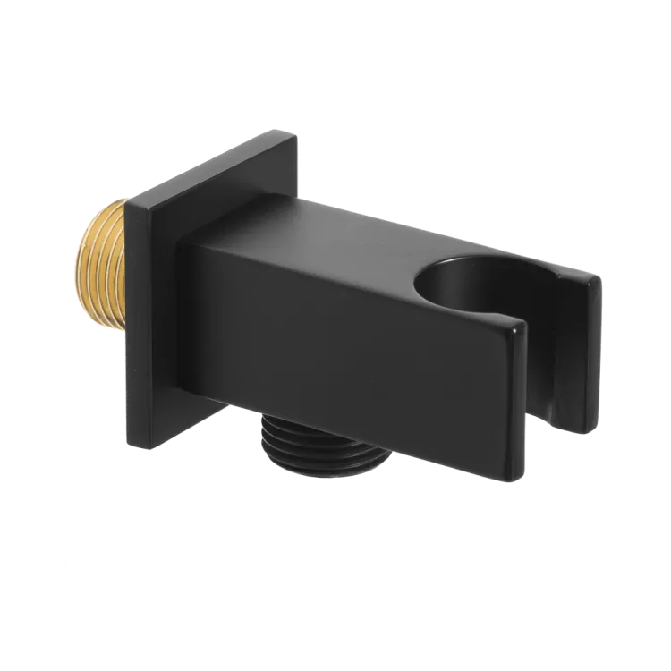 Invena Kwadratowe przyłącze kątowe z uchwytem na słuchawkę SC-P1-041-P