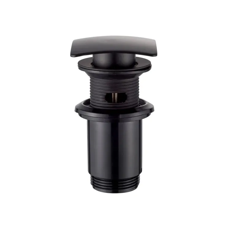 Invena Korek click-clack, mosiężny, uniwersalny, duży grzybek kwadrat czarny SC-B1-139-L Invena Korek click-clack, mosiężny, uniwersalny, duży grzybek kwadrat czarny SC-B1-139-L