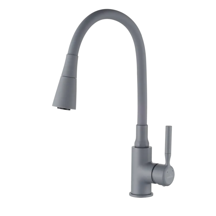 Invena Bateria zlewozmywakowa Pogo Plus szara BZ-80-P05-L